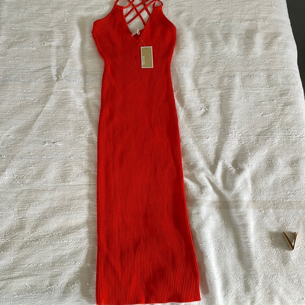 Michael kors BNWT orange dress